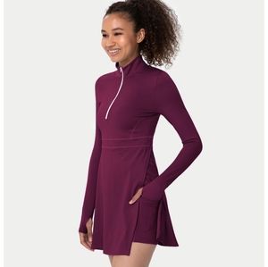NWT: Halara Everyday 2-piece Half-Zip Hole Thumb Pocket Activity Dress